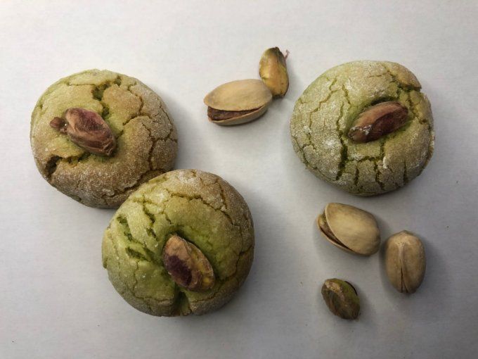amaretti à la pistache 