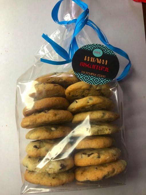 Minis cookies pépites de chocolat